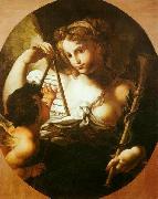 Sebastiano Conca Allegory of Science painting